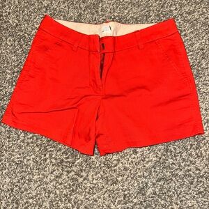 J. Crew Vibrant Red Women's Bermudas